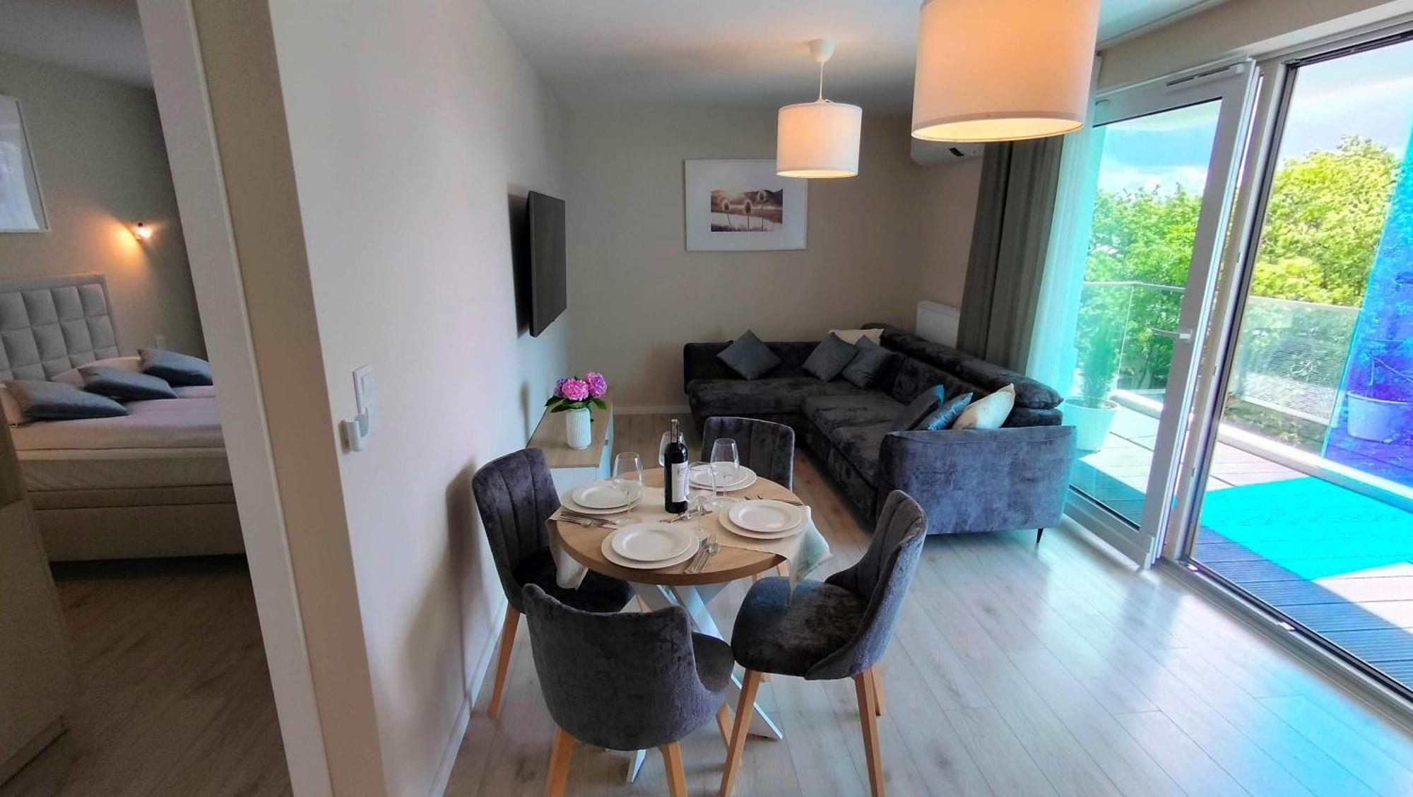 Cicha Przystan Apartamenty Whiteblue Sauna&Fitness&Parking Kołobrzeg Buitenkant foto